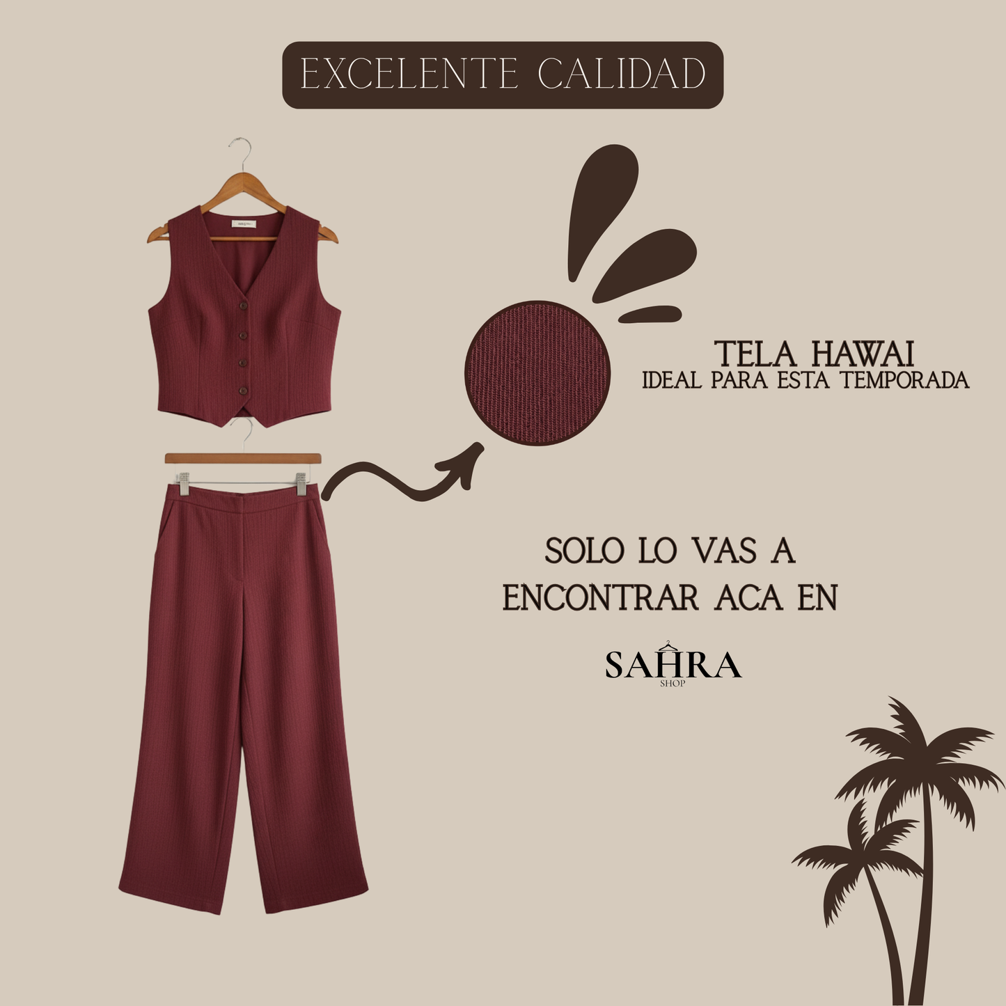 2x1 Conjunto Hawai | ¡2 Conjuntos al precio de 1!