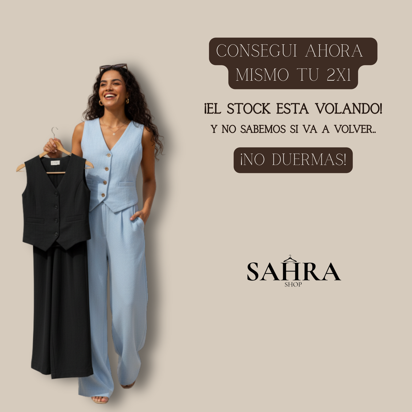 2x1 Conjunto Hawai | ¡2 Conjuntos al precio de 1!